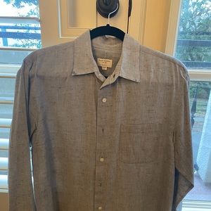 Men’s Club Monaco L Light Heather Gray Dress Shirt